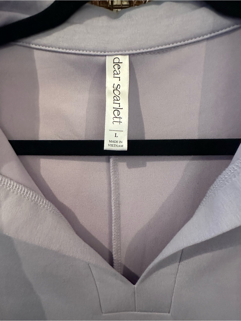 NWOT Dear Scarlett Travel Cruise Dress in Lavender, Size L - Picture 3 of 4